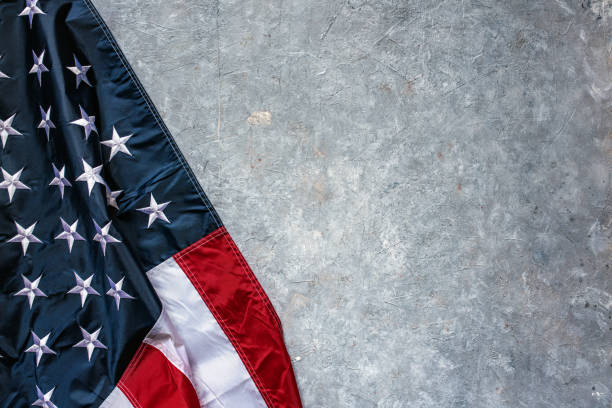 istock National flag of USA 1402283865