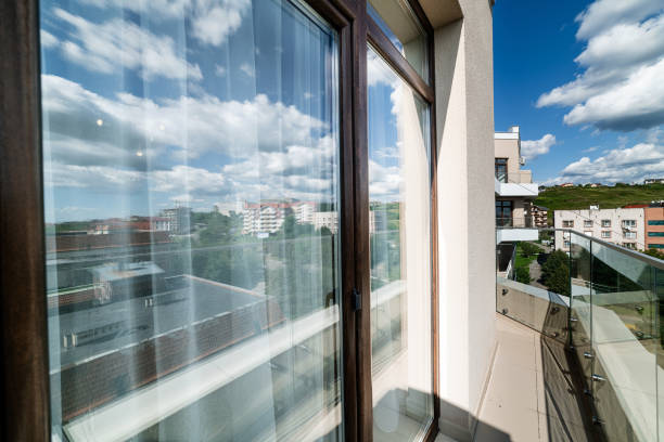 istock large clean empty balcony with large windows in the house 1402284466