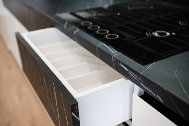 istock new kitchen with black and white facades open doors 1402284608