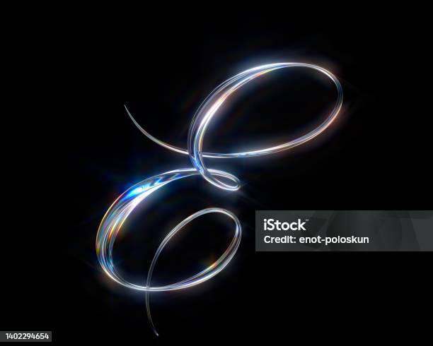 Glass Capital Letter E Stock Photo - Download Image Now - Glass - Material, Capital Letter, Alphabet