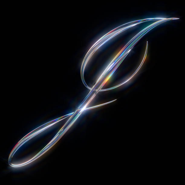 istock Glass Capital Letter J 1402294682