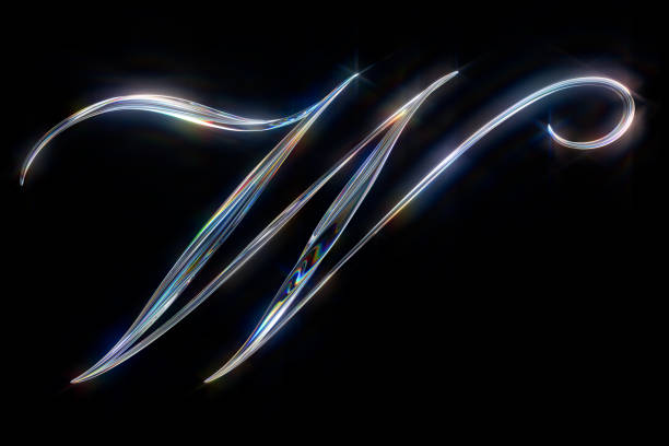 istock Glass Capital Letter W 1402294746
