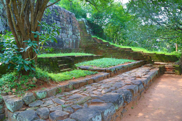 istock Stairway in Sigiriya Lion Castle 1402296091