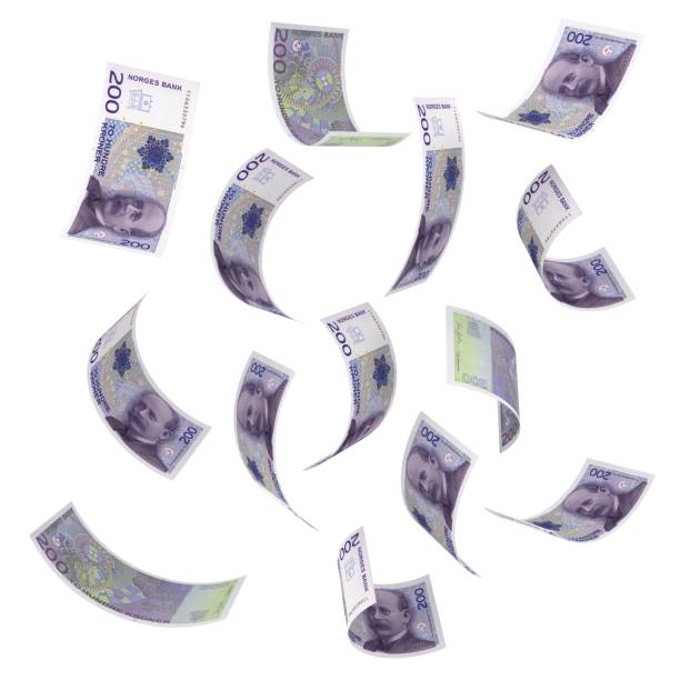 istock Norwegian krone falling money finance crisis 1402297331