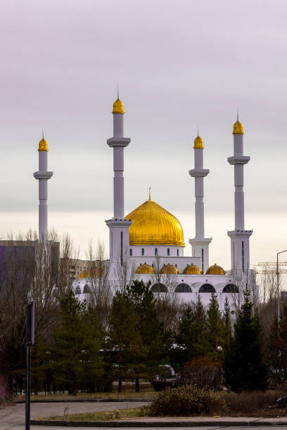 istock Nur Astana Mosque (Nur Astana Meshiti) in Nur Sultan, Kazakhstan. 1402298676