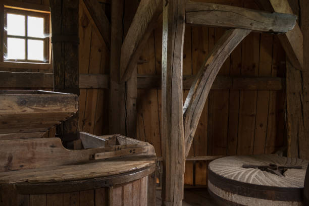 istock an old wood mill from the inside 1402299504