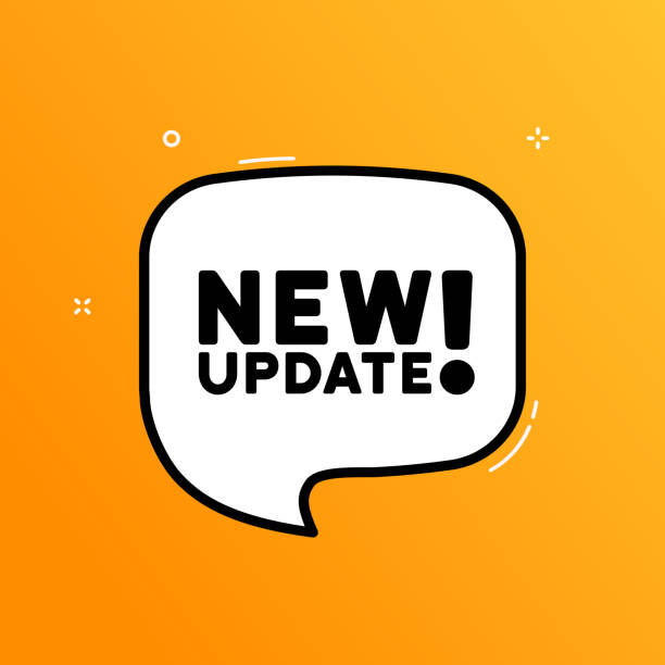 istock Speech bubble with New update text. Business concept. Boom retro comic style. Pop art style. Vector line icon for Business and Advertising 1402301565