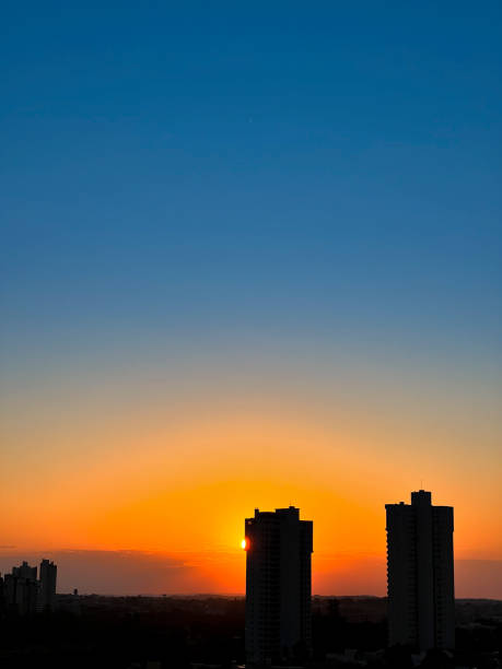 istock Sun rising on a summer morning. 1402309791