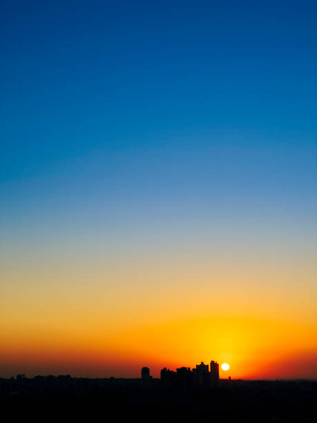 istock Sun rising on a summer morning. 1402310926