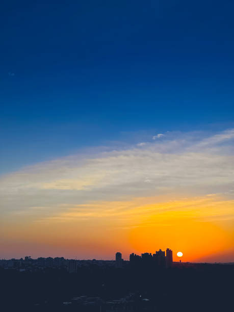 istock Sun rising on a summer morning. 1402310946
