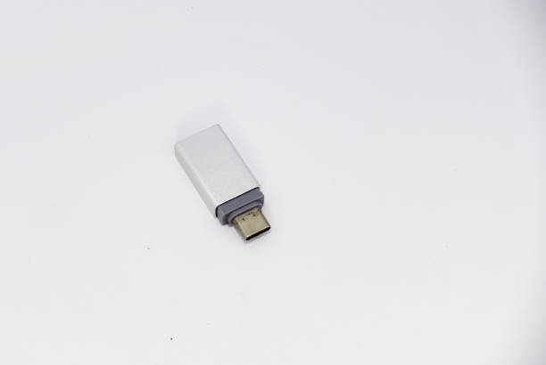 istock isolated white of converter usb to usb type c 1402311553
