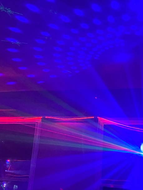 istock neon synth wave vapor Laser lights hologram background sci fi disco abstract synth retro technology futuristic stock, photo, photograph, picture, image, 1402317149