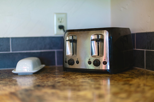 Household appliances - Different Appliances On Counter In The Kitchen