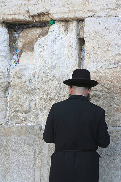 istock Man Praying at the Western Wall 140232555