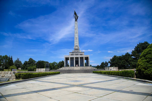 Slavin is a memorial monument and military cemetery in Bratislava, Slovakia. It is the burial ground of thousands of Soviet Army soldiers who fell during World War II while taking over the city.