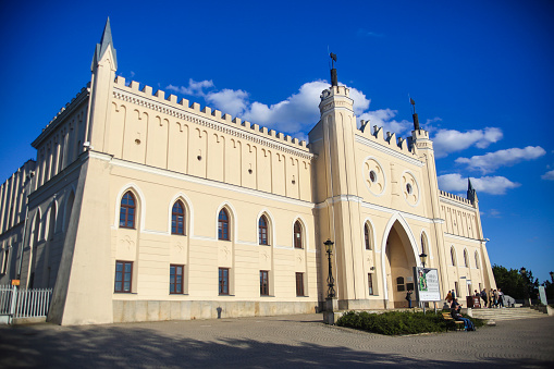 The Lublin Castle (Polish: Zamek Lubelski) is a medieval castle in Lublin, Poland, adjacent to the Old Town district and close to the city center. It is one of the oldest preserved Royal residencies in Poland, established by High Duke Casimir II the Just.