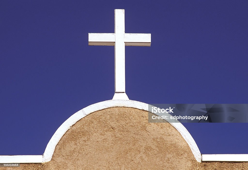 St.Franis de Asís Iglesia católica-Ranchos de Taos - Foto de stock de Catolicismo libre de derechos