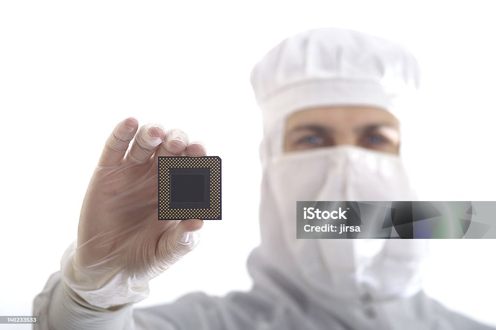 Tech-Mann - Lizenzfrei CPU Stock-Foto