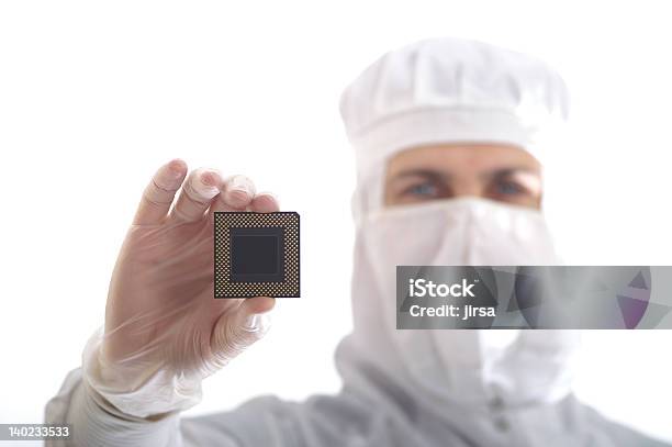 Techmann Stockfoto und mehr Bilder von CPU - CPU, Weißer Hintergrund, Ausrüstung und Geräte