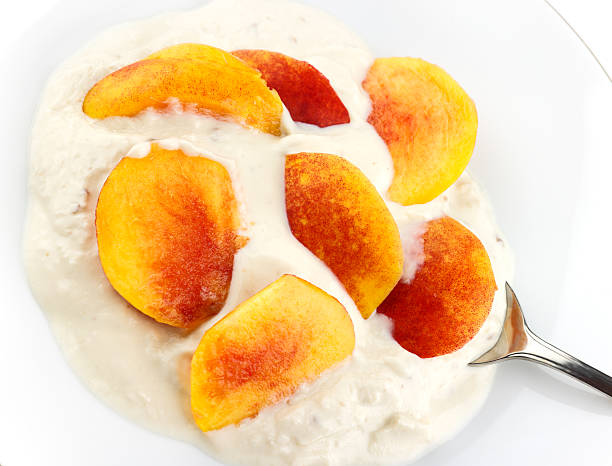 istock Honey and nut yogurt with nectarine 140233544