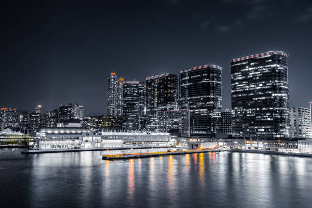 Hong Kong Cityscape Skyline at night