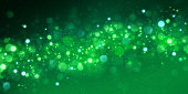istock green background with out-of-focus lights. festive background for St. Patrick's Day 1402338966