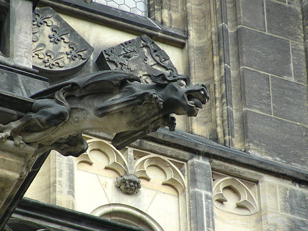 gargoyle stock photo