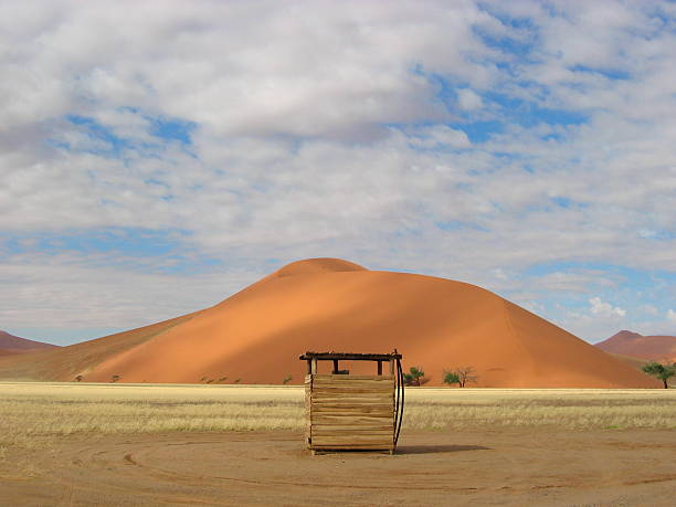 Soussevlei di duna di sabbia - foto stock