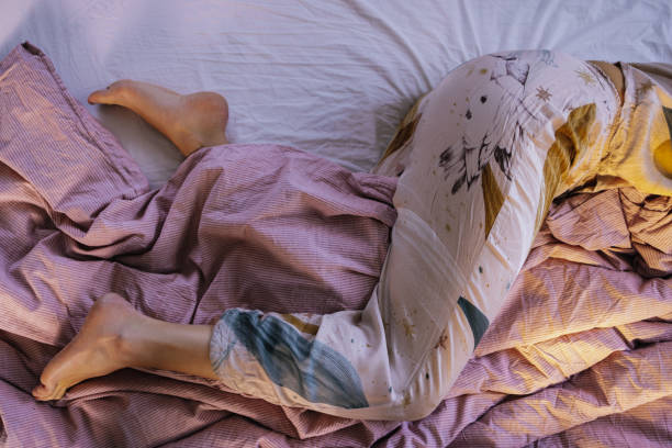 Close Up Shot Of An Anonymous Woman's Legs