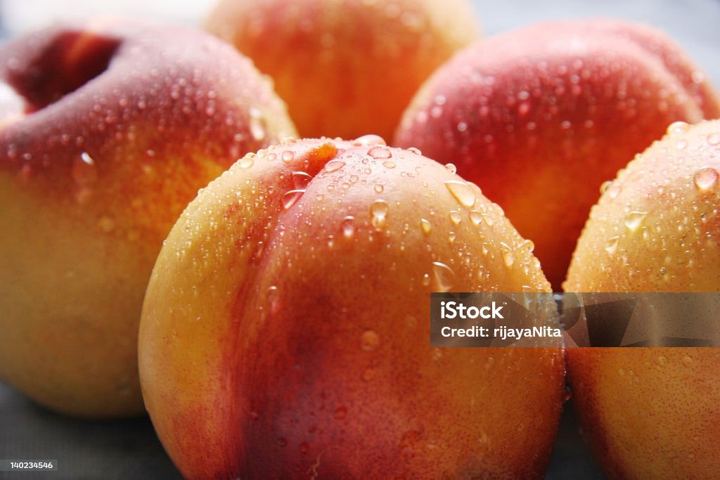 Nectarines. - Foto stock royalty-free di Cibo