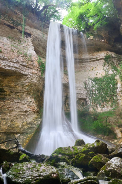 istock Shakuransky waterfall at the Kodori gorge, Abkhazia 1402348401