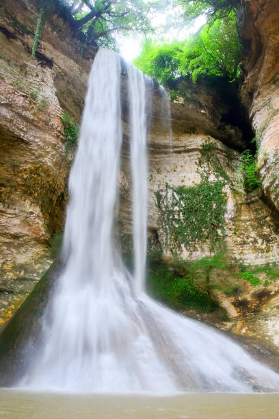 istock Shakuransky waterfall at the Kodori gorge, Abkhazia 1402348434