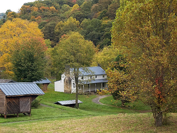 Quaint mountain farmhouse