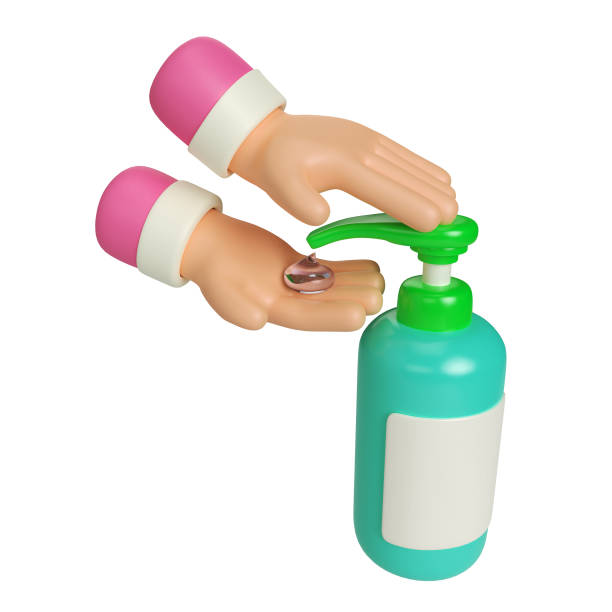 istock Hand Sanitizer 3D Illustration Icon 1402349627