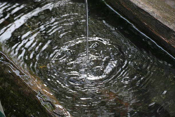 Água na natureza - fotografia de stock