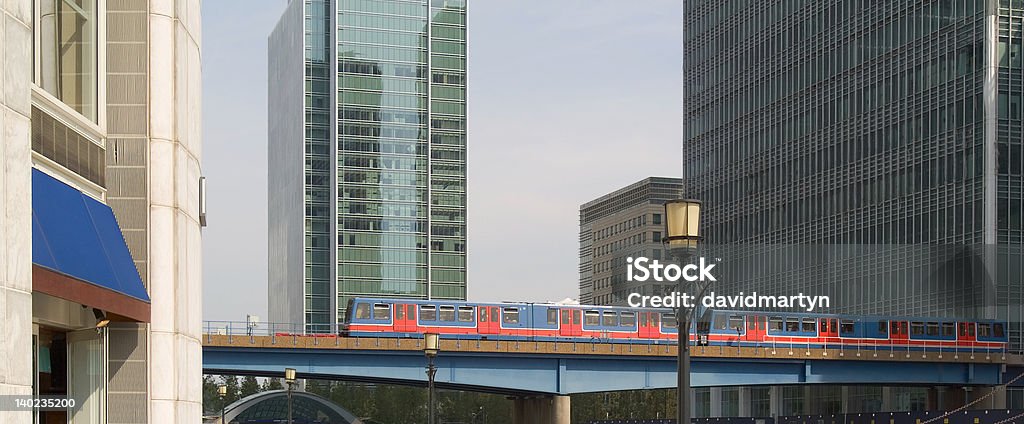 canary wharf - Foto de stock de Grade de proteção royalty-free