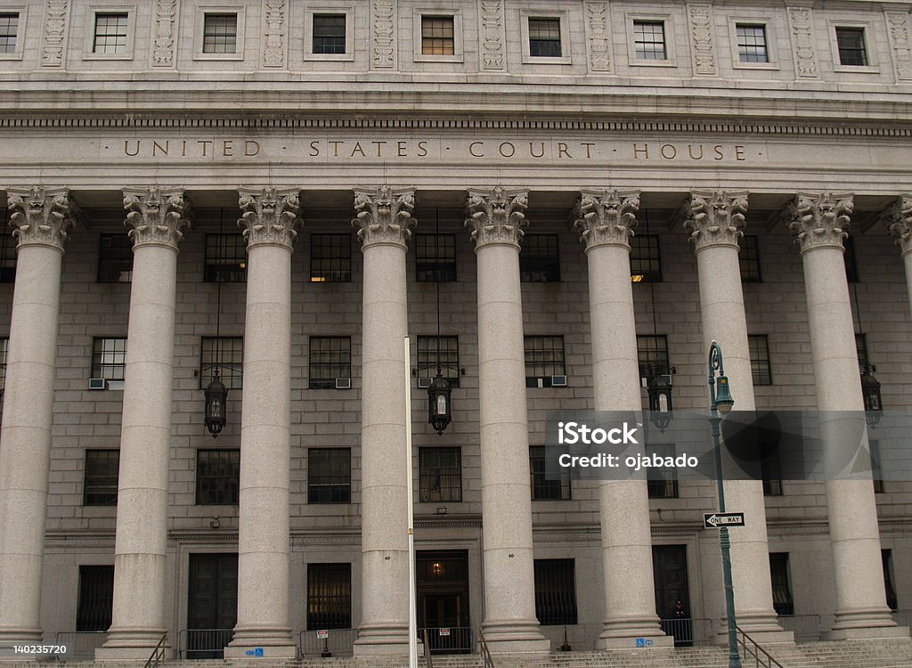 Nosotros Court House, Manhattan, Nueva York - Foto de stock de Ciudad de Nueva York libre de derechos