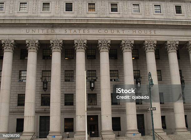 Us Court House Manhattan Nyc Stock Photo - Download Image Now - New York City, Courthouse, House