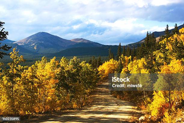 Boreas Pass With Aspenglow Stock Photo - Download Image Now - Breckenridge, Colorado, Mountain Pass