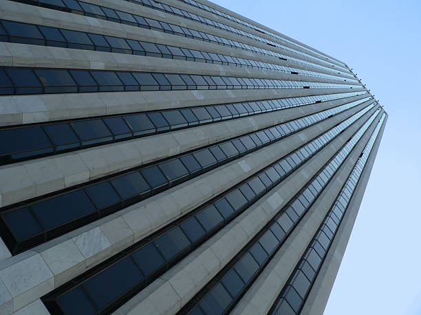 skyscraper from the bottom stock photo