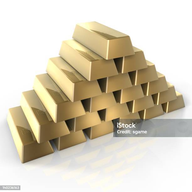 Gold Bars Stockfoto und mehr Bilder von Barren - Geld und Finanzen - Barren - Geld und Finanzen, Bergbau, Dreidimensional