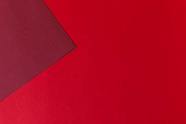 istock Burgundy red geometric background, brochure 1402362834