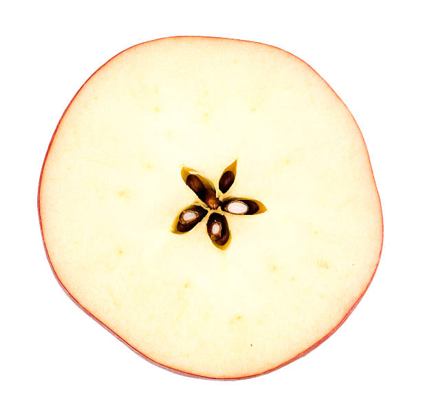 istock A slice of apple on a white background 140236303