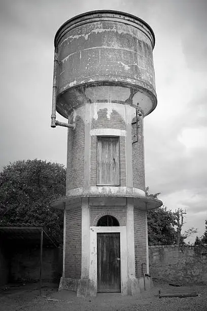 Old water tower in French Village Montet
