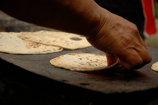 Homemade Tortillas stock photo