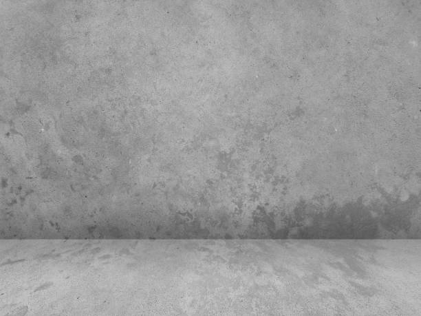 istock Concrete wall background for displaying products in 3d. 1402377417