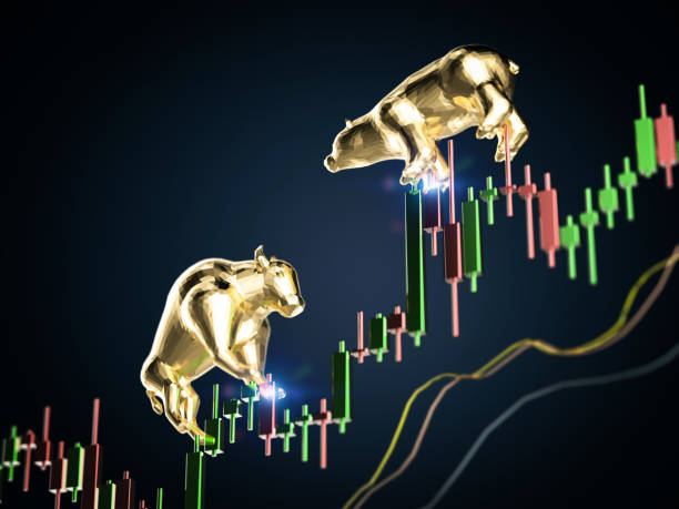 istock Bull and bear economy concept with bull and bear confront 1402380866