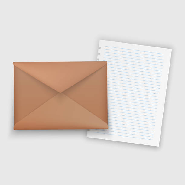 istock letter envelope sheet of paper isoleted illustration of vector art 1402382122