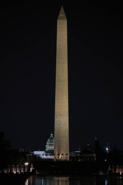 istock Washington Monument with Congress in the background 1402394283