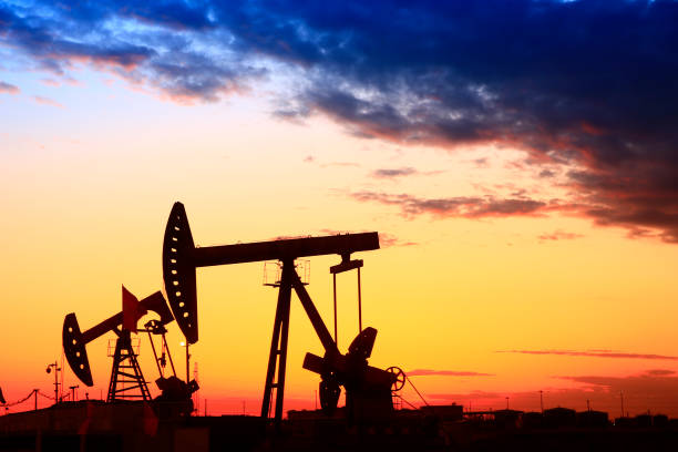 istock The oil pump, industrial equipment 1402395032